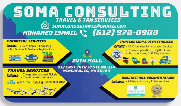 Soma Consulting Business Cards