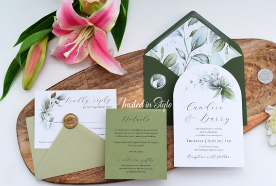 Elegant Wedding Invitations
